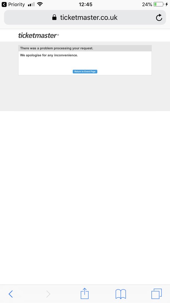 JDunford282's tweet photo. @TicketmasterCS That is not true... I just want some tickets 😅 https://t.co/MbvZ5rRg8T