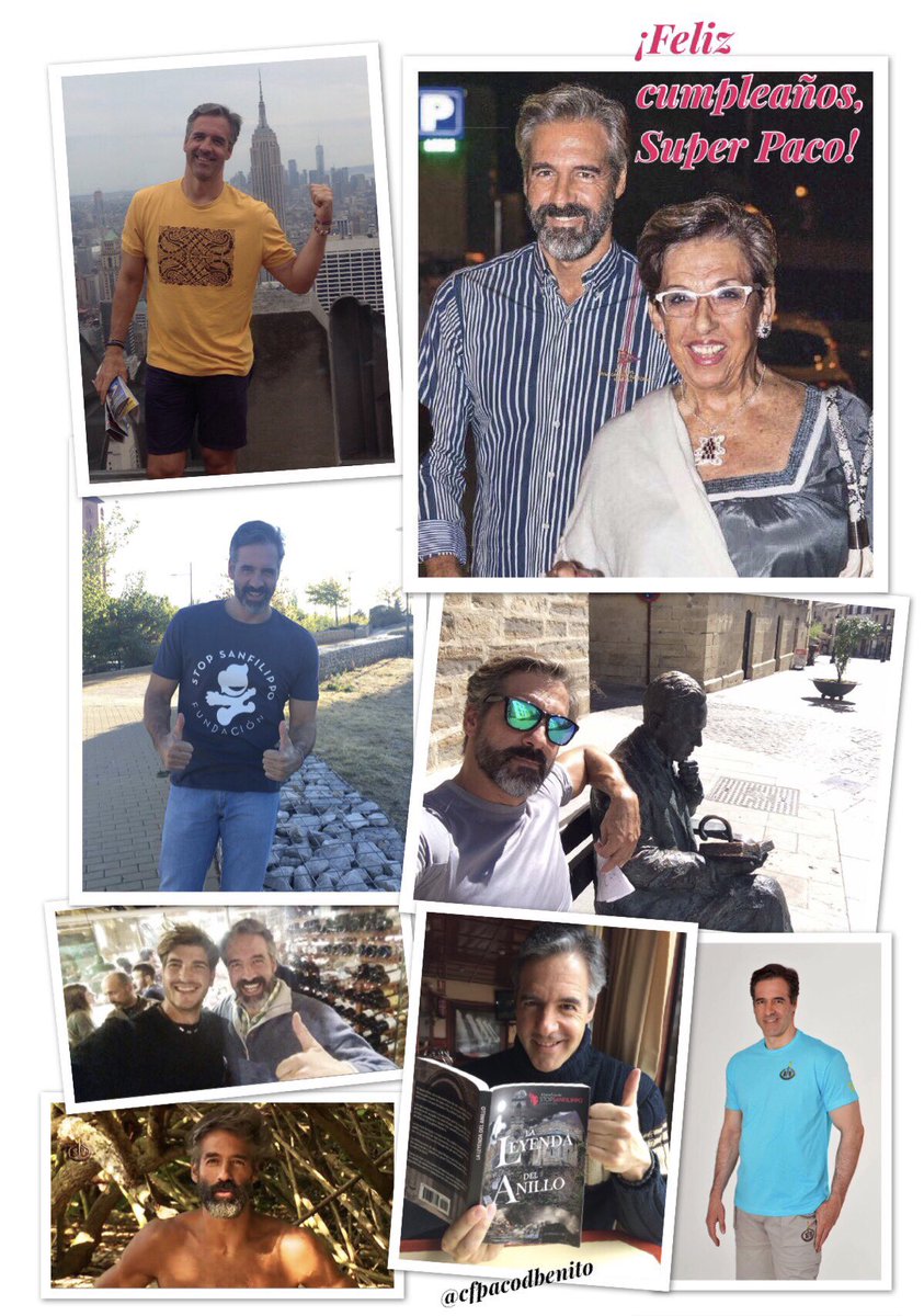 cfpacodbenito's tweet photo. Felicidades, Paco! Te lo he dicho muchas veces, pero eres de las mejores personas q he tenido la suerte de conocer y por eso, en su día hice esta cuenta para ti😘 Deseo de corazón que pases un día estupendo con tu gente y que sepan demostrarte lo mucho que vales♥️ @PacoDBenito https://t.co/ESS5F7TLgD