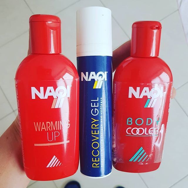 AnnSophieDuyck's tweet photo. My pre & post ride favorites from today's workout! @naqisport #NAQIsport #warmingup #recoverygel #bodycooler Available at @fietsencasperhulste! https://t.co/lBA3yx7X7d