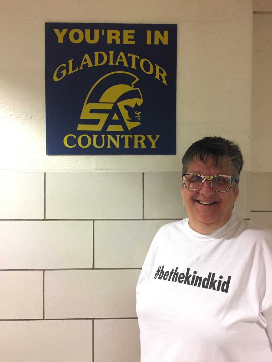 jayneesweet's tweet image. #WearItWednesday #bethekindkid at South Allegheny!!!