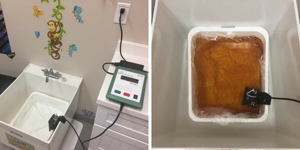 AutismAwakening's tweet photo. NEW! @drskowron's clinic @NPediatrics just got their first #IonCleanse #Detox #FootBath Machine! This treatment can be performed for your child during any of your appointments. https://t.co/HrRo3sy8NH