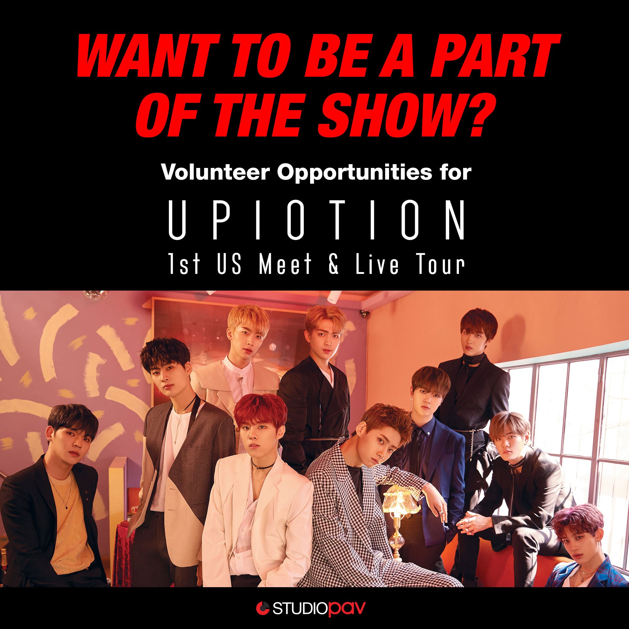 Studio PAV on Twitter "Studio PAV is now accepting concert volunteers