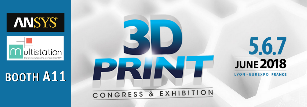 ANSYS's tweet photo. Meet ANSYS and @MultistationSAS  at @salon_3DPRINT booth A11 and see the most powerful simulation solution for Additive Manufacturing: From material science to manufacturing process #3dmodeling #simulationsoftware #additivemanufacturing 
https://t.co/uaImUXvLPo https://t.co/vDkRB3SsjJ