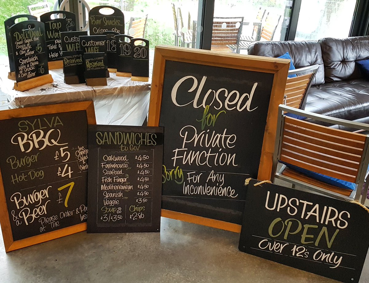 Thanks to <a href="/mandymiller17/">Chalkboard Lady</a> for freshening up our blackboards. You might spy some new offers amongst them which will all be revealed next week 🙊 #chalkboardart #northleeds #offers #deli #cafe #brunch #artist #fresh