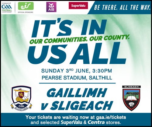 IT'S #COMPETITION TIME! Retweet to enter our draw for two tickets to the Connacht Senior Football Semi Final between <a href="/galway_gaa/">Galway GAA Official</a> and <a href="/sligogaa/">Sligo GAA</a> on Sunday in Pearse Stadium. Winners announced Friday afternoon! #ConnGAA18