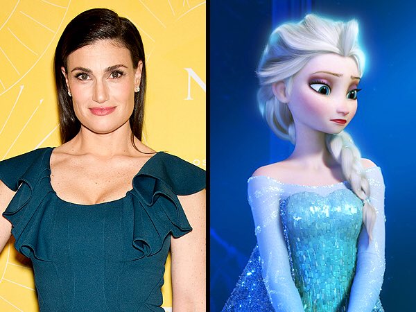 Happy 47th Birthday to Idina Menzel! The voice of Elsa in Frozen. She s also a singer. 