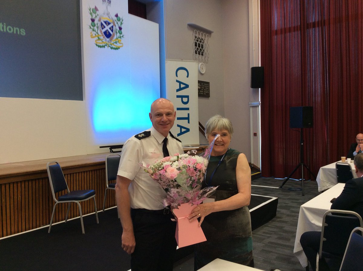 ScotPoliceSupts's tweet photo. Thanks to Jim McPartlin for delivering this yearβs Jack Urquhart Memorial Lecture and to Dorothy and the Urquhart family for their continued support to ASPS annual conference #ASPS2018 https://t.co/oXUADCm4zV