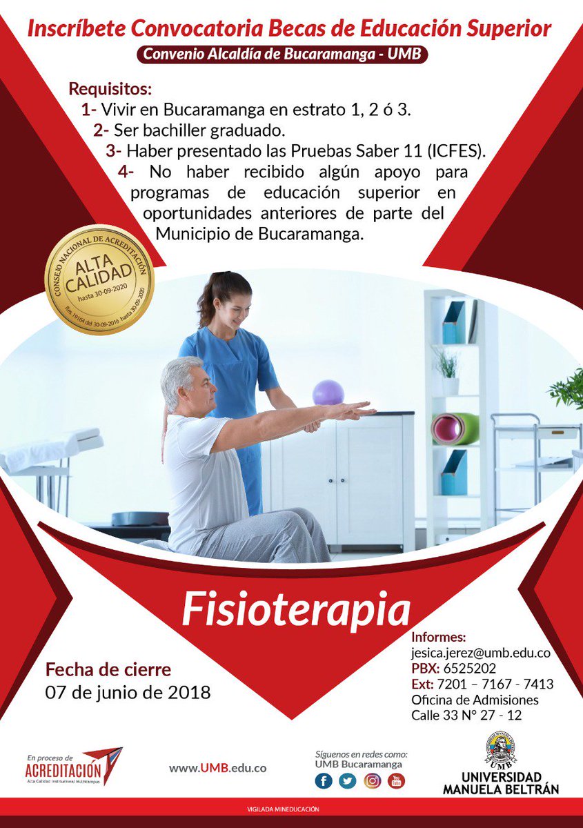 OrienteFya's tweet photo. Sólo debes seguir los siguientes requisitos: 
1- Vivir en Bucaramanga en estrato 1,2 ó 3
2- Ser bachiller graduado
3- Haber presentado las Pruebas Saber 11 (ICFES)
4- No haber recibido ningún apoyo para programas de educación superior en oportunidades anteriores 
@UniversidadUMB https://t.co/yRIaGykwzN