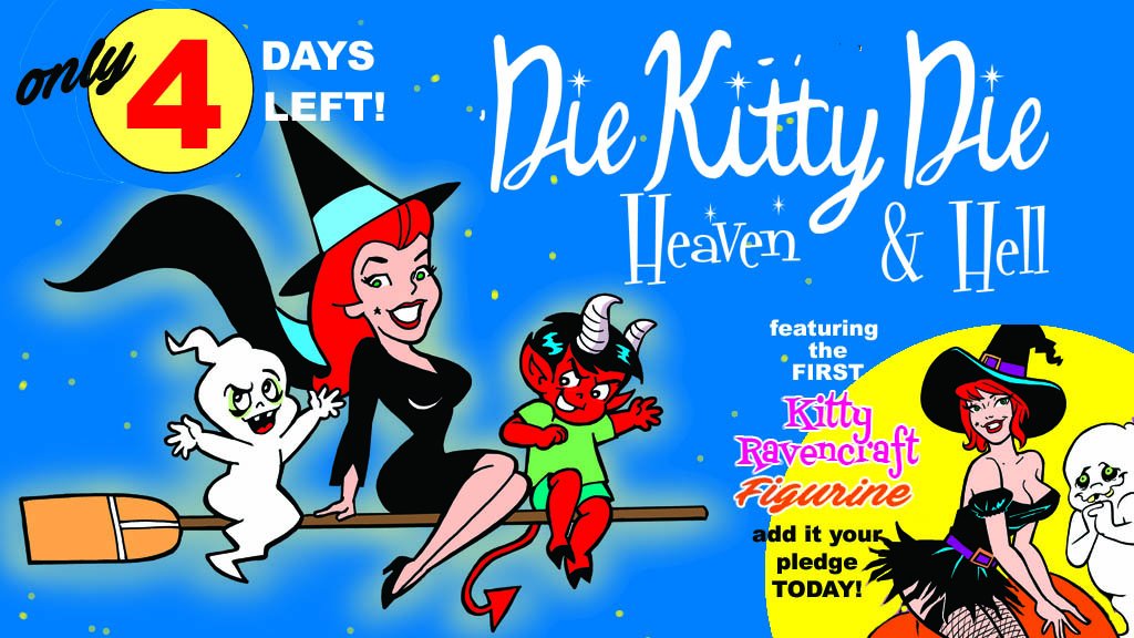 4 DAYS LEFT! Be part of the FUN!! And get a Kitty figurine too!  <a href="/FernandoRuizArt/">Fernando Ruiz</a> <a href="/GiseleLagace/">Gisele Lagace</a> <a href="/DieKittyDieNow/">Die Kitty Die!</a> @Fangs_Southside 

kickstarter.com/projects/14732…