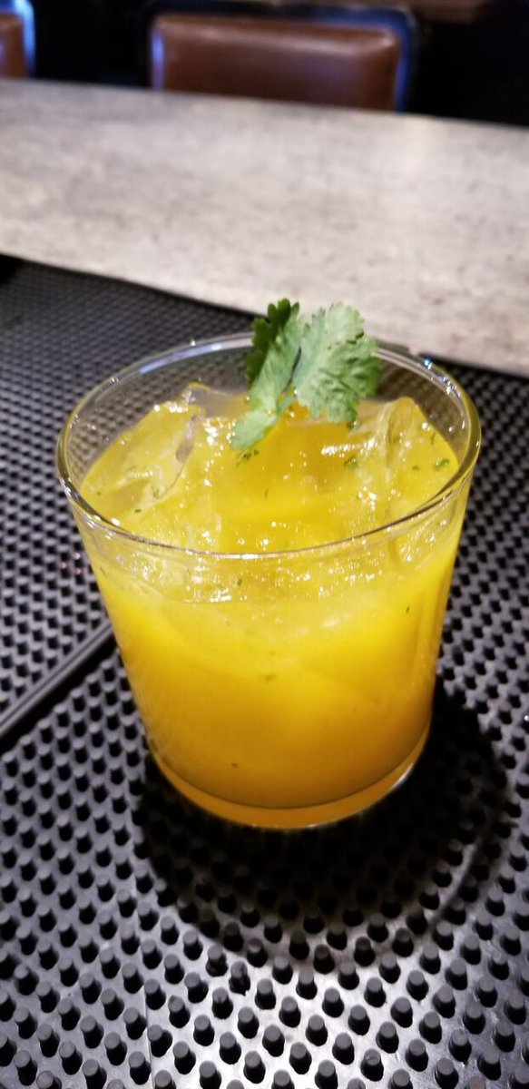 Proof_Provision's tweet image. Have you tried our new cocktail called the Devil's Lettuce? Made with gin, lime, mango, cilantro and habanero, this drink is known for its sweet heat. #devilslettuce #handcraftedcocktails #edgarspandp