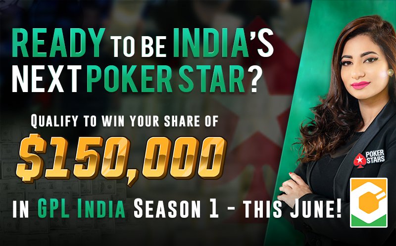 GPLIndia's tweet image. 🇮🇳 Win your share of $150,000 for free on @PokerStarsIN! Become India's next Poker Superstar now in #GPLIndia. Greatness awaits!
🔗 gpl.com/india/
