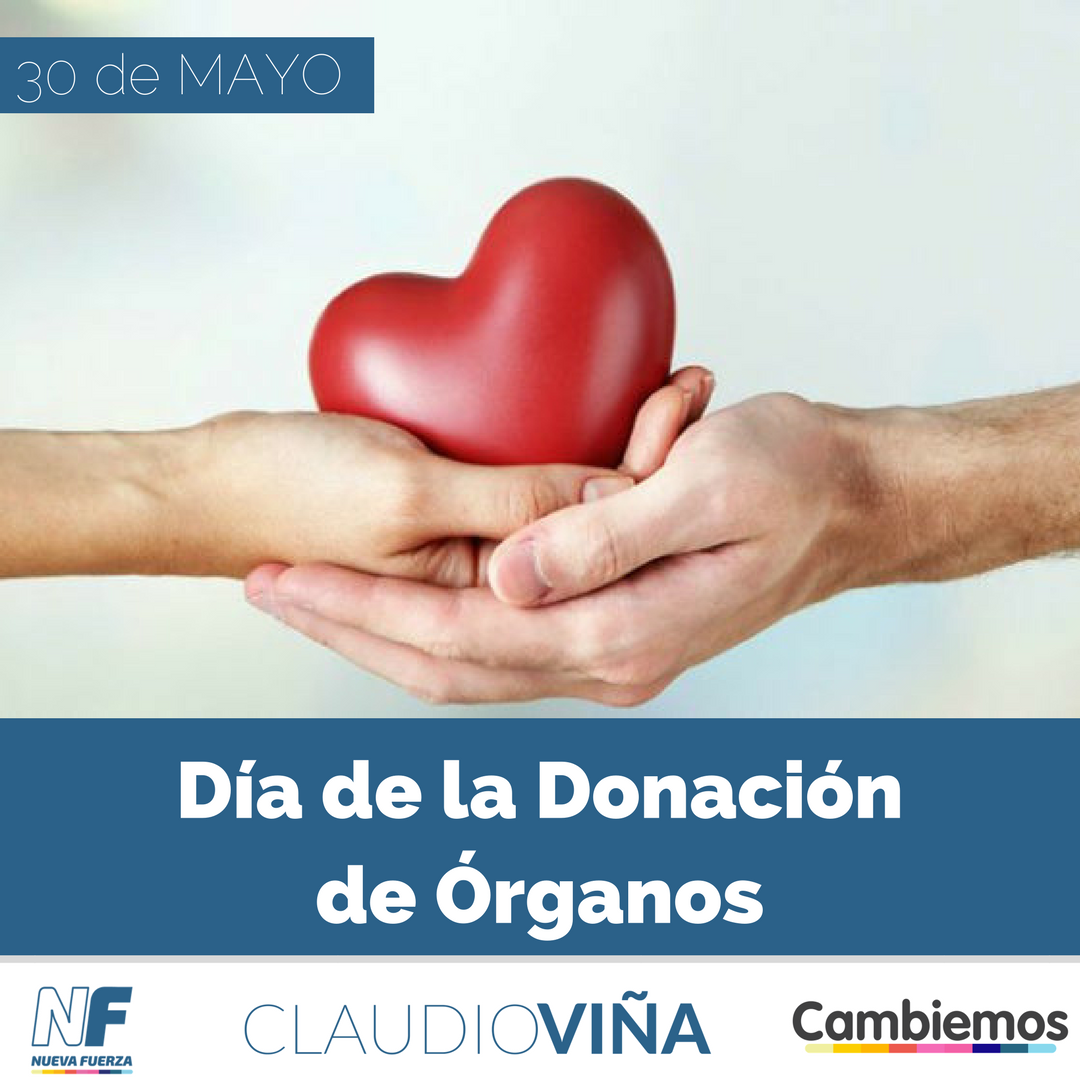 #30deMayo | Día de la #DonacióndeÓrganos

¿Sabías que un donante puede salvar ocho vidas? 💟
#DonarSalvaVidas