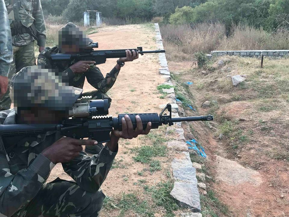 indiandefence11's tweet photo. On range firing of Colt M4 5.56x45mm Carbine and Colt CM901 7.62x51mm Battle Rifle/Carbine equipped with Indian-made Arjun uncooled thermal imaging sight.

Thanks to @TonboImaging for the picture https://t.co/780Ug3SbSe