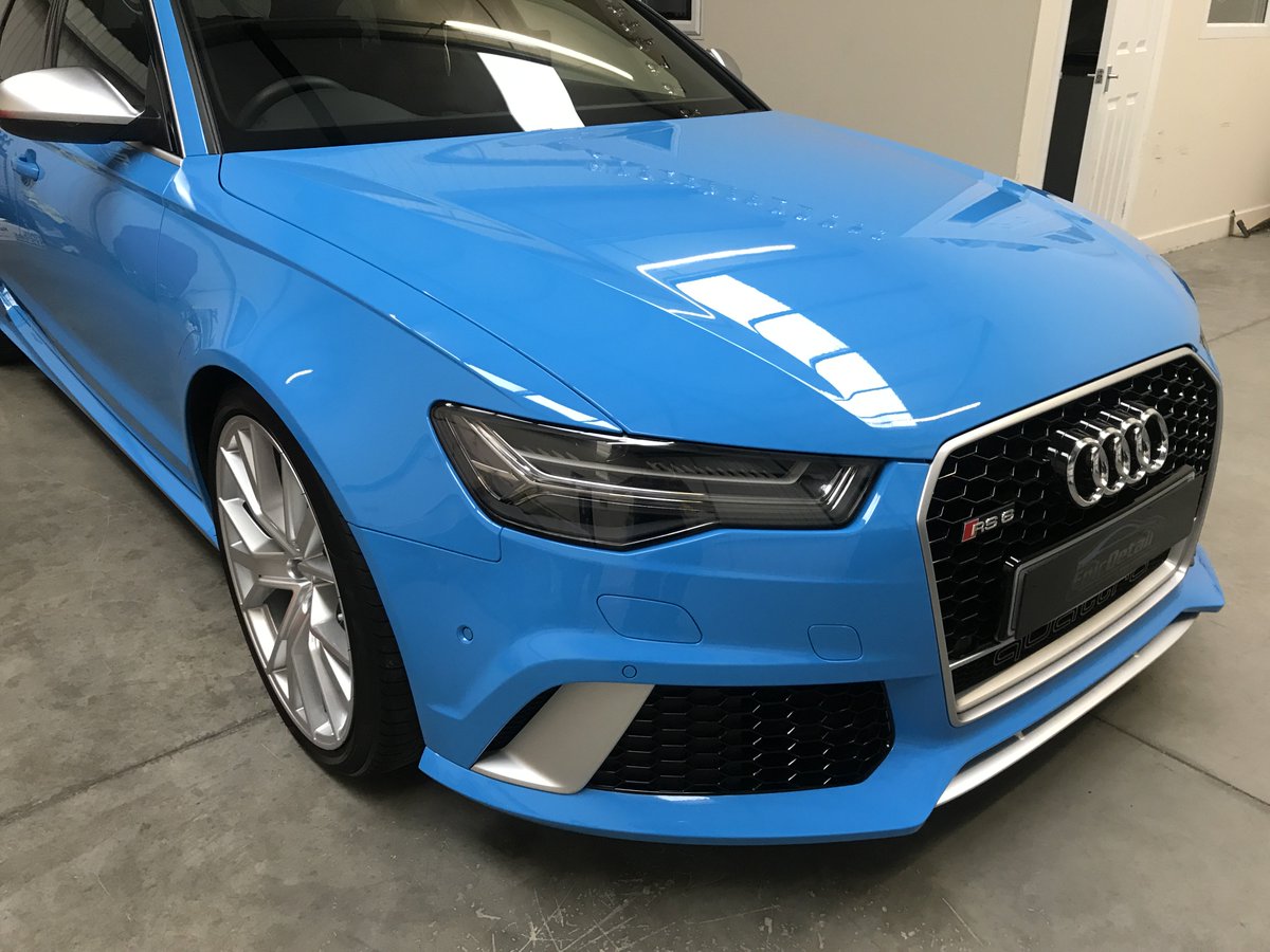epic_detail's tweet photo. Audi RS6 in Riviera Blue , almost complete #Audi #audiRS6 #audirs #vag #Porsche #epicdetail #flashprash #detailing #ceramiccoatings #yorkshiredetailer #paintcorrection https://t.co/N17JXGndzF
