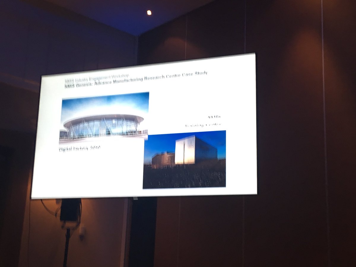 AFRCStrathclyde's tweet photo. We’re in the #NMIS workshop @SMASConference with @Fettercairn1824 talking about the development of @TheAMRC @AMRCtraining and how it’s a case study for the National Manufacturing Institute for Scotland in Renfrewshire. #smas2018 https://t.co/OkdzSB9dDU