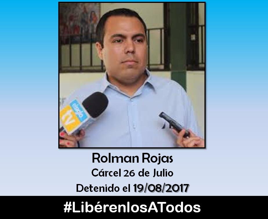 VenteAragua's tweet photo. .@rolmanrojasr, lleva 9 meses preso injustamente. 
Libertad para él y para todos. ¡Respeto a sus derechos!  

#LibérenlosATodos  #LiberenALosRehenes https://t.co/MBK7hAXEcW