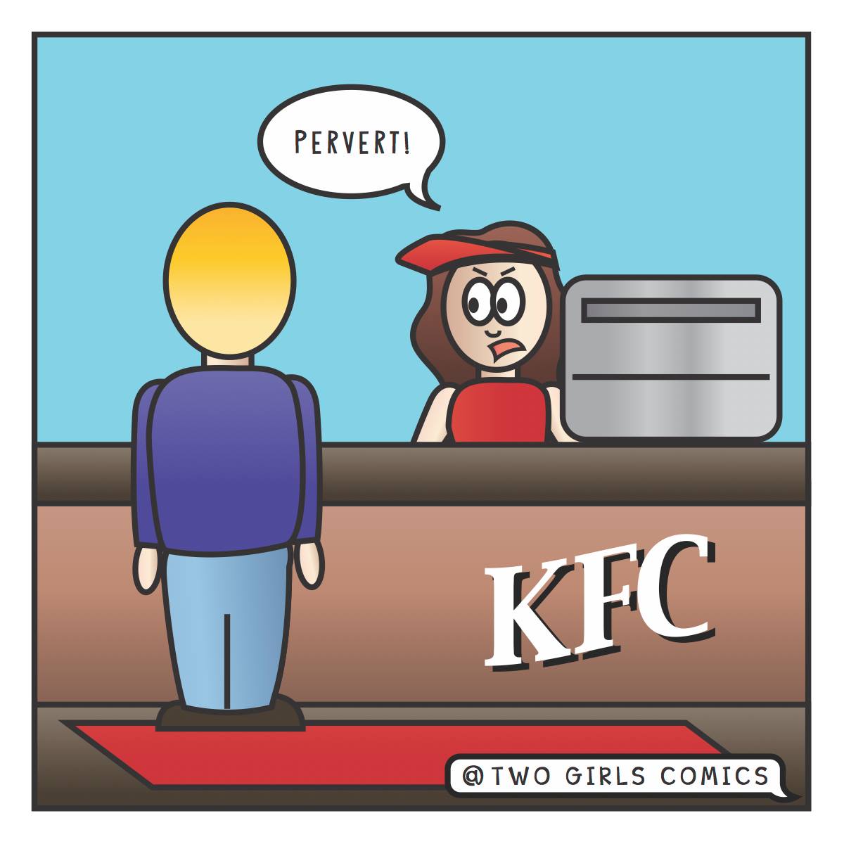 EmmScotty's tweet photo. AWKWARD 🍗🍗🍗🍗

#kfc #humpday #chicken #awkward https://t.co/zQEbtuoen9