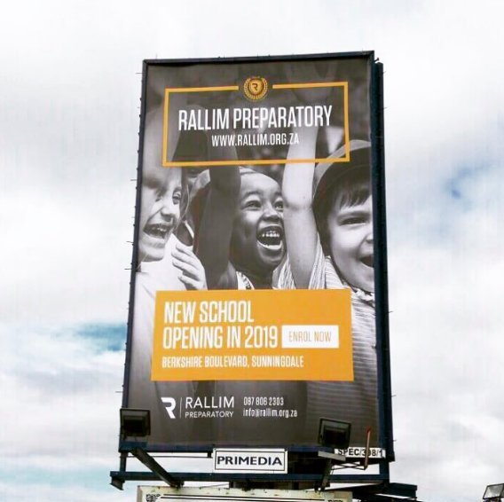 Rallim_Prep's tweet photo. Look out for our new billboard on the Milnerton Playhouse site on the R27! #redesigningeducation #newschoolopening #billboardsup #rallimprep #enrol2019 https://t.co/LfQ6Im6j9i