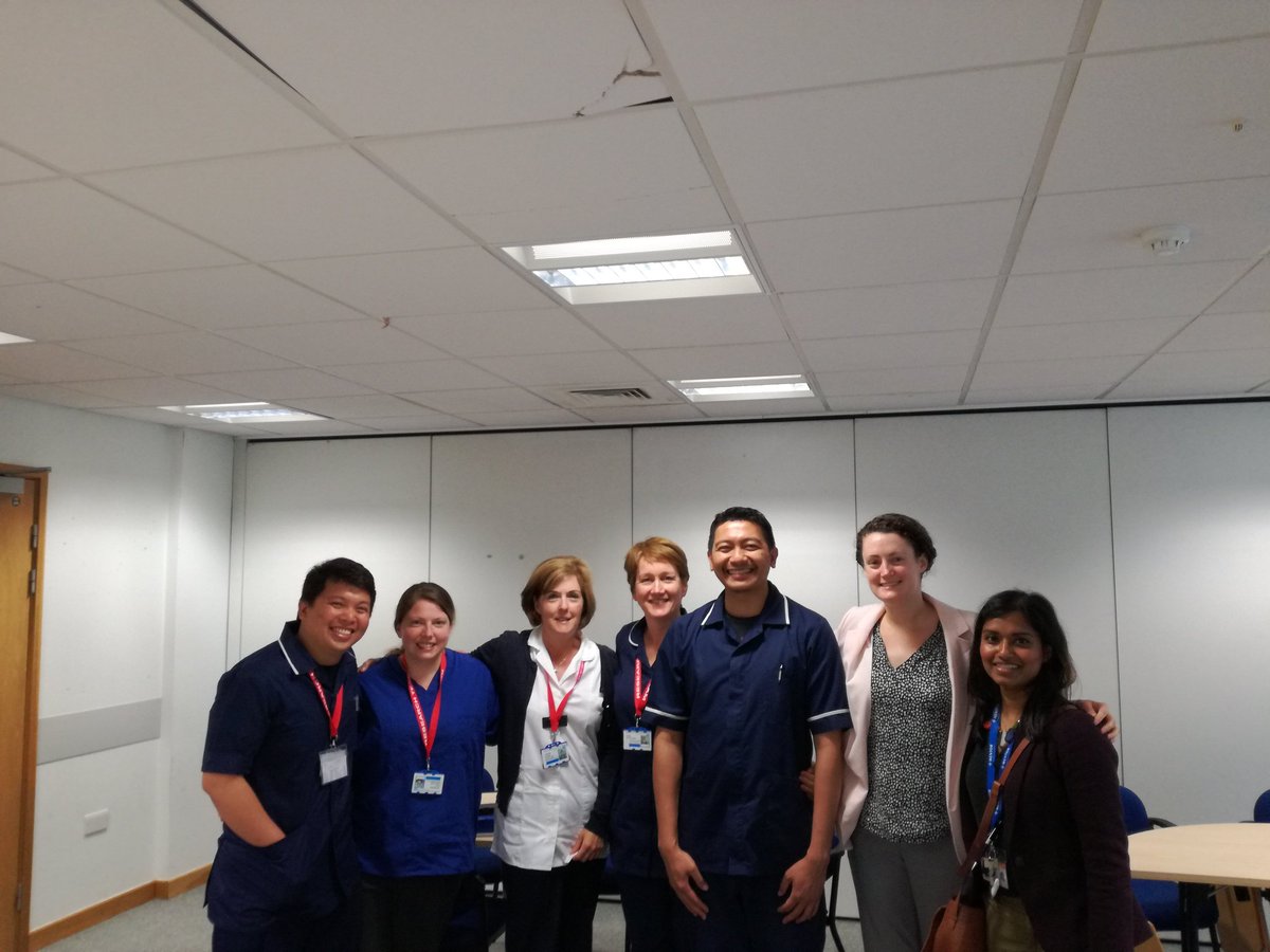 AbeysiriDr's tweet photo. Thank you to the lovely #TeamBasildon ❤❤ for taking time for a catch up visit! And thank you for all your ongoing hard work with screening for #PREVENTT! #GoTeamBasildon #Basvegas #TheOnlyWayisResearch @BasildonHosp @CTU_LSHTM @TobyRichardsUCL @UCLDivofSurgery https://t.co/Wp8HLbmsjF