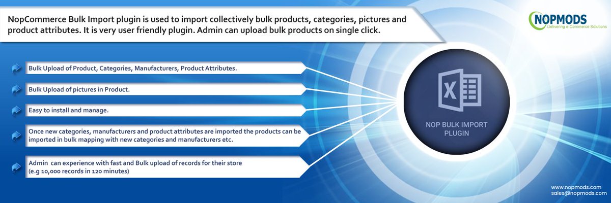 _ProPeersInfo's tweet photo. Retweeted NopMods (@NopMods):

#nopCommerce #bulkimport  #Plugin for #nopstores #estores #ecommerce 
More Info : https://t.co/1DkpC2UCun https://t.co/EI7NujkE13 https://t.co/1DkpC2UCun