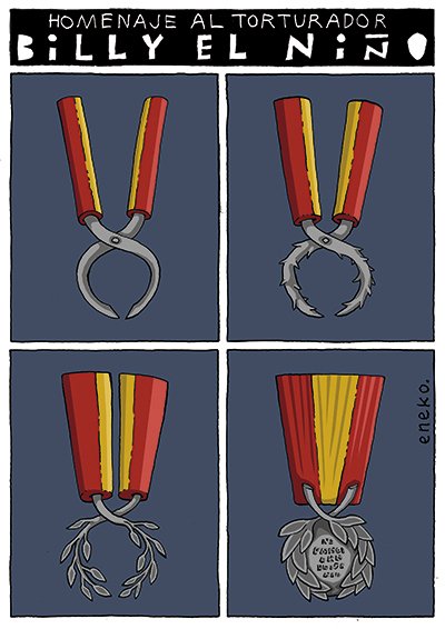 EnekoHumor's tweet photo. El PP, con Zoido a la cabeza, vuelve a torturar la memoria histórica. Publicado en @eljueves https://t.co/dLmGClwDRO