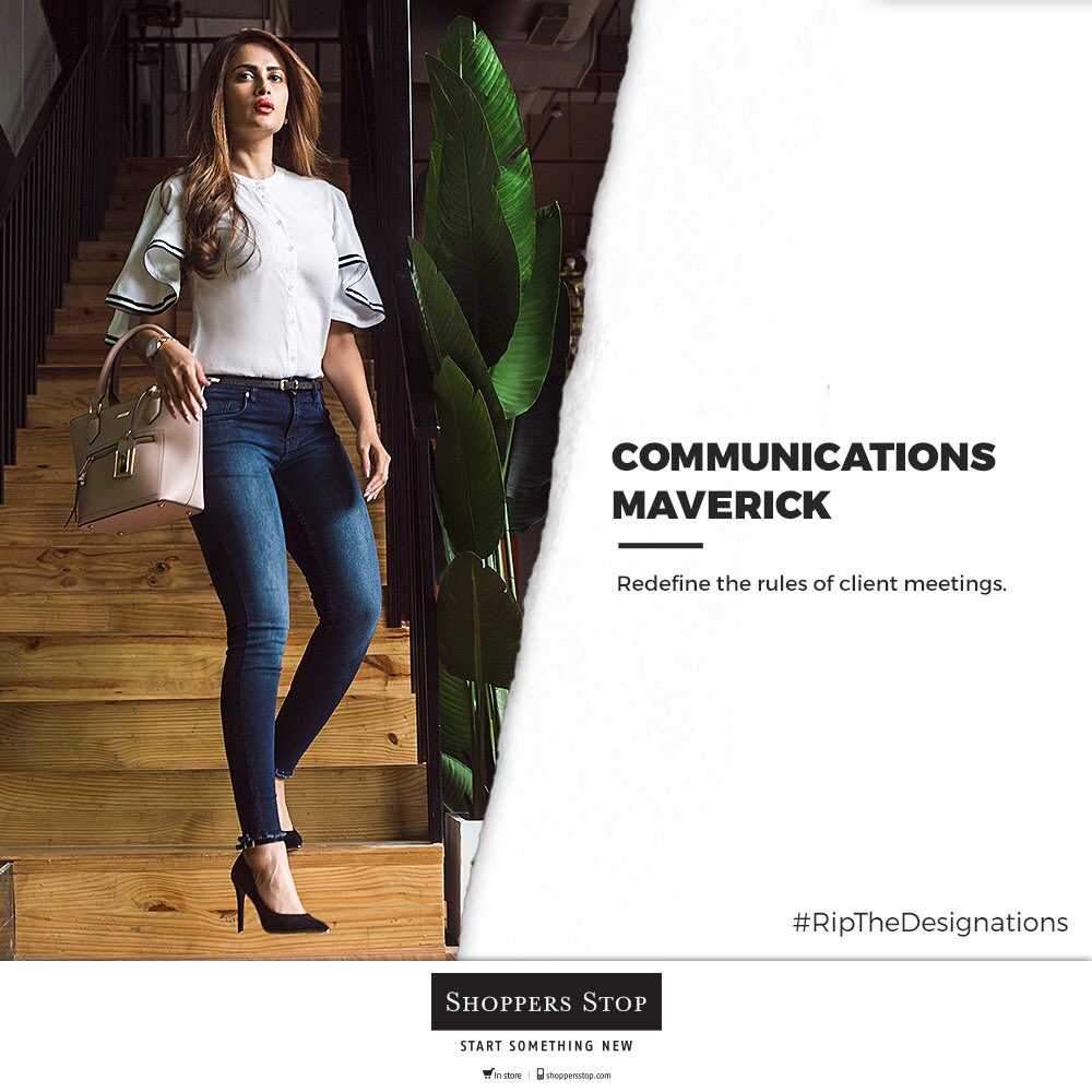 shoppersstop's tweet photo. Made for those who have success in their jeans. Change the way you wear denims to work with Shoppers Stop. Head to nearest Shoppers Stop store or shop online: https://t.co/g7ofqJfGaA Buy one and get the second one at 50% off. #RipTheDesignations https://t.co/IbBYl9zbx9