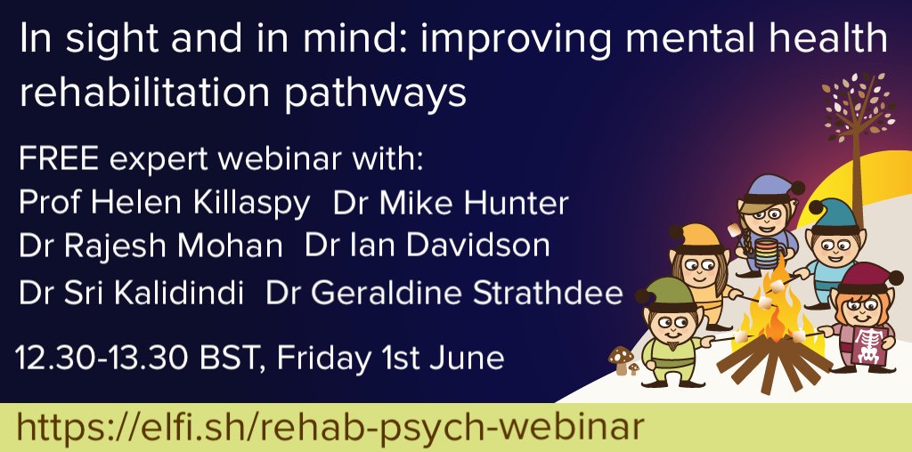 ‼️FREE expert webinar‼️
In sight and in mind:
Improving mental health rehabilitation pathways
Fri 1 June 12:30-13:30 BST

Join me <a href="/HelenKillaspy/">Helen Killaspy🌈</a> <a href="/skalidindi1/">Dr Sri Kalidindi CBE 💙</a> <a href="/raj_psyc/">🌈 Rajesh Mohan</a> <a href="/DrMikePsych/">Mike Hunter</a> @Psychautismcham <a href="/DrG_NHS/">Geraldine Strathdee</a>

Why does this matter?
centreformentalhealth.org.uk/Blog/out-of-si…

Please RT 👍