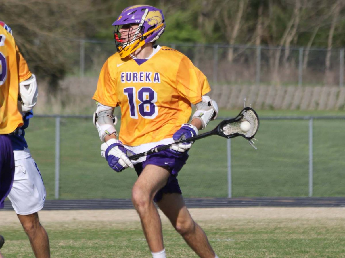 Congrats to #18 Chase Baker who was named an All American as a junior! We can't wait to see what next season brings! #Chasinggoals #ehspride #eurekalacrosse #MoLacrosse #