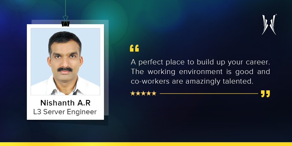 hashroot's tweet image. @hashroot provides great customer service with the support of talented employees like you. Thank you, Nishanth for all the dedication and hard work.

#L3ServerEngineer #ManagedServiceProvider #InfrastructureManagementServices