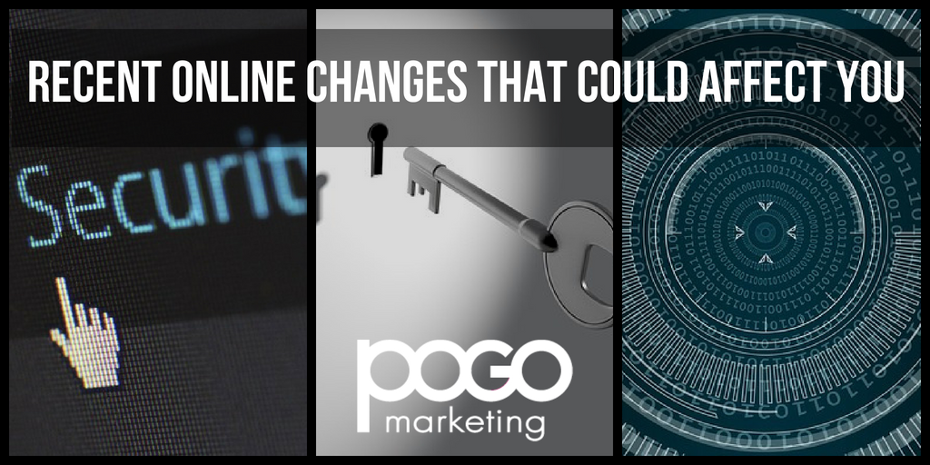 POGOMarketing's tweet photo. Attention! There are some recent changes online that could affect you and your business. This is a must read >> https://t.co/XeycvZIhkB #GDPR #DataRetention #GoogleAnalytics https://t.co/OO2IlHeRUo