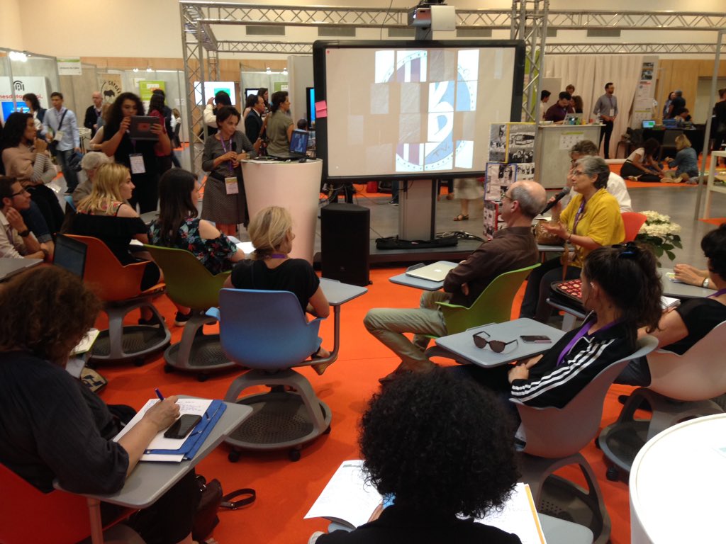 clemi_nice's tweet photo. #orme2018 parcours #EducMédiasInfo à @ORME2  l'EMI et l'esprit critique avec le collège Henri Boudon de Bollène et @Clemi_AixMrs créer un média, utiliser les outils d'enquête et de publication des journalistes, confronter ses idées et ses opinions aux faits https://t.co/h84iSzKhya