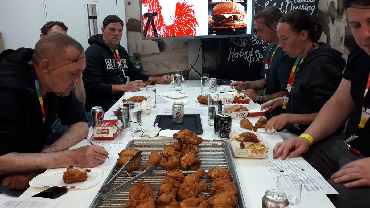 YorkRoadProject's tweet photo. Get a load of the chicken made by our clients!! #Professional #WeAreWoking #KFCTrip https://t.co/MAZL1nhnS2