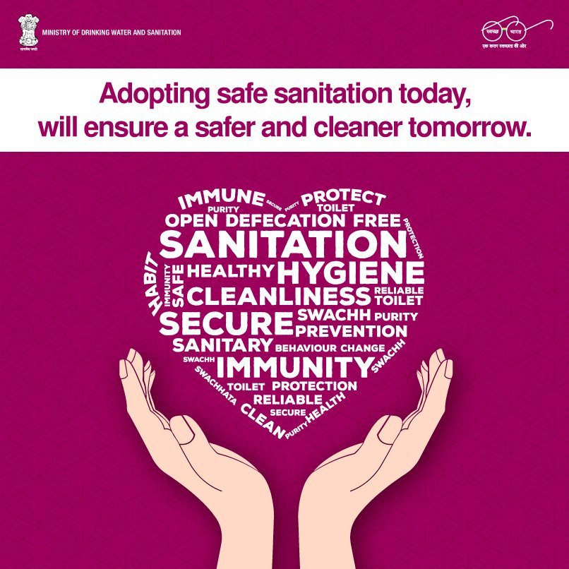 Owning and using a toilet is a matter of pride. We must encourage each and every one to ensure a safe future for themselves by adopting hygienic #sanitation standards. #SBM @sbmgup <a href="/swachhbharat/">Swachh Bharat Mission - Grameen</a> #zsbpup #zsbp
