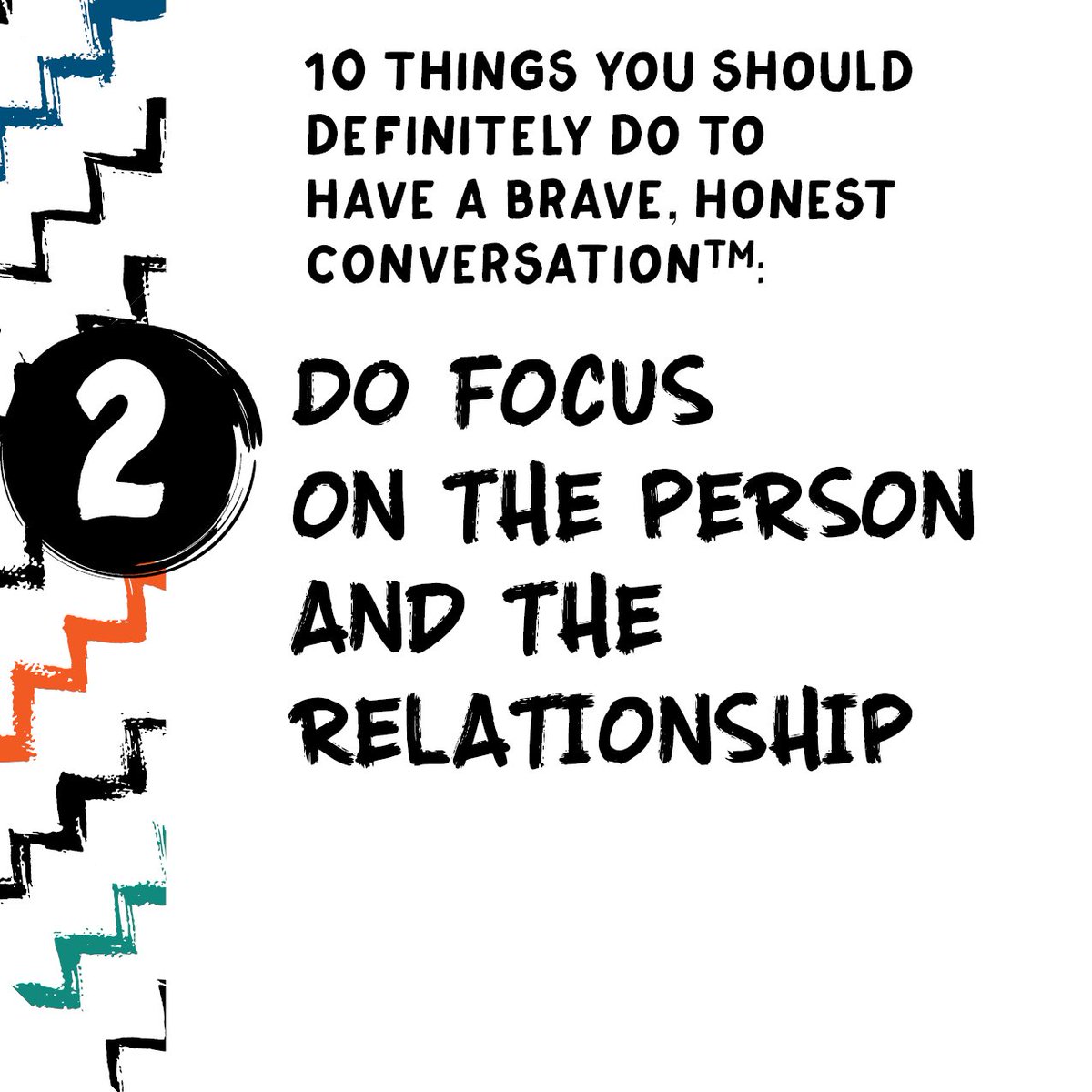 RedheadSteph's tweet photo. 10 things you should definitely do to have a Brave, Honest Conversation: #2: Do Focus on the PERSON and the RELATIONSHIP
#findyourinnerleader #leadership #facilitation #leadershiptraining #wordstoliveby #growthmindset #changeagent #mindset #biggergamelive #trust #support https://t.co/ZvUgAg2SW3