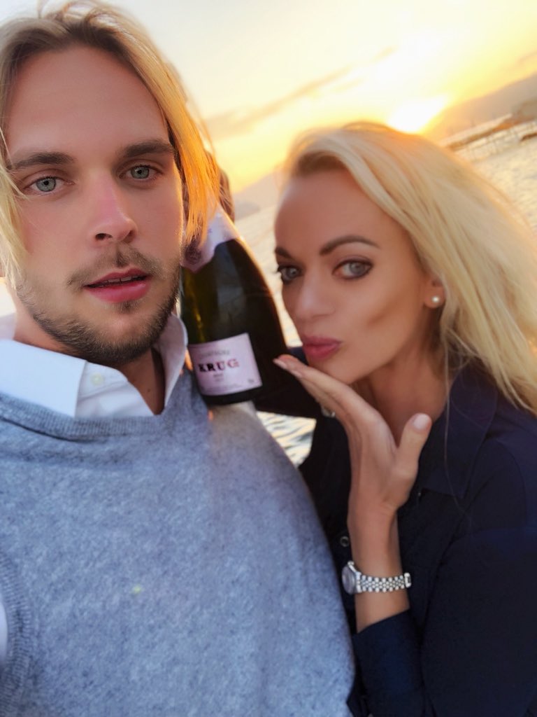 The only way to celebrate something big 💚 🍾🥂 

KRUG Rosé at sunset in Cannes