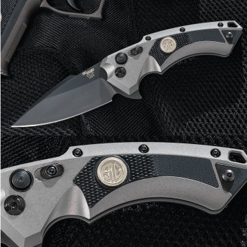 sigsauerinc's tweet photo. A gripping display of craftsmanship and collaboration with @HogueKnives and SIG SAUER. Get your hands on these familiar Legion-inspired blades. #SIG #knives https://t.co/JsCsszup8D