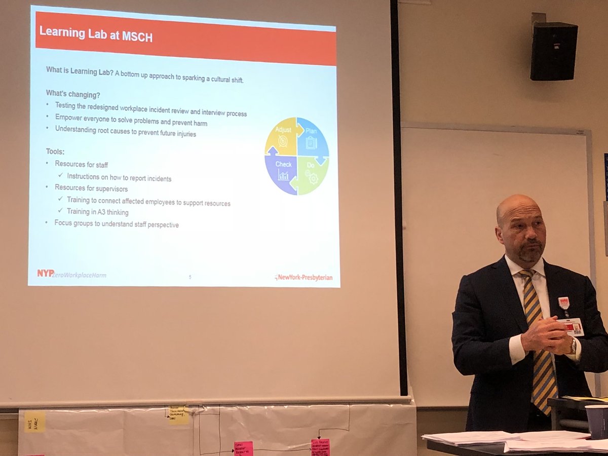 MrTotalRewards's tweet photo. @calbanese722 kicking off our #ZeroWorkplaceHarm focus group in preparation for the Learning Lab at #MSCHONY @nyphospital #AllTeachAllLearn #ContinuousImprovement @ValueCapture1 @NYPJeffBokser @shaunesmithesq https://t.co/pU8Nr8Dvd6