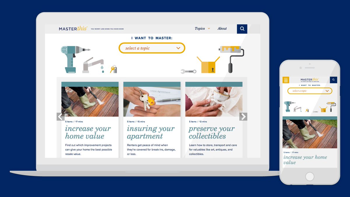 Proud to share that our work with <a href="/LibertyMutual/">Liberty Mutual</a> on MasterThis won two #MITXAwards - one for Multi-Channel Digital Customer Experience and another for Financial Services &amp; Insurance Marketing! Learn more about the work bit.ly/2J0kLXM
