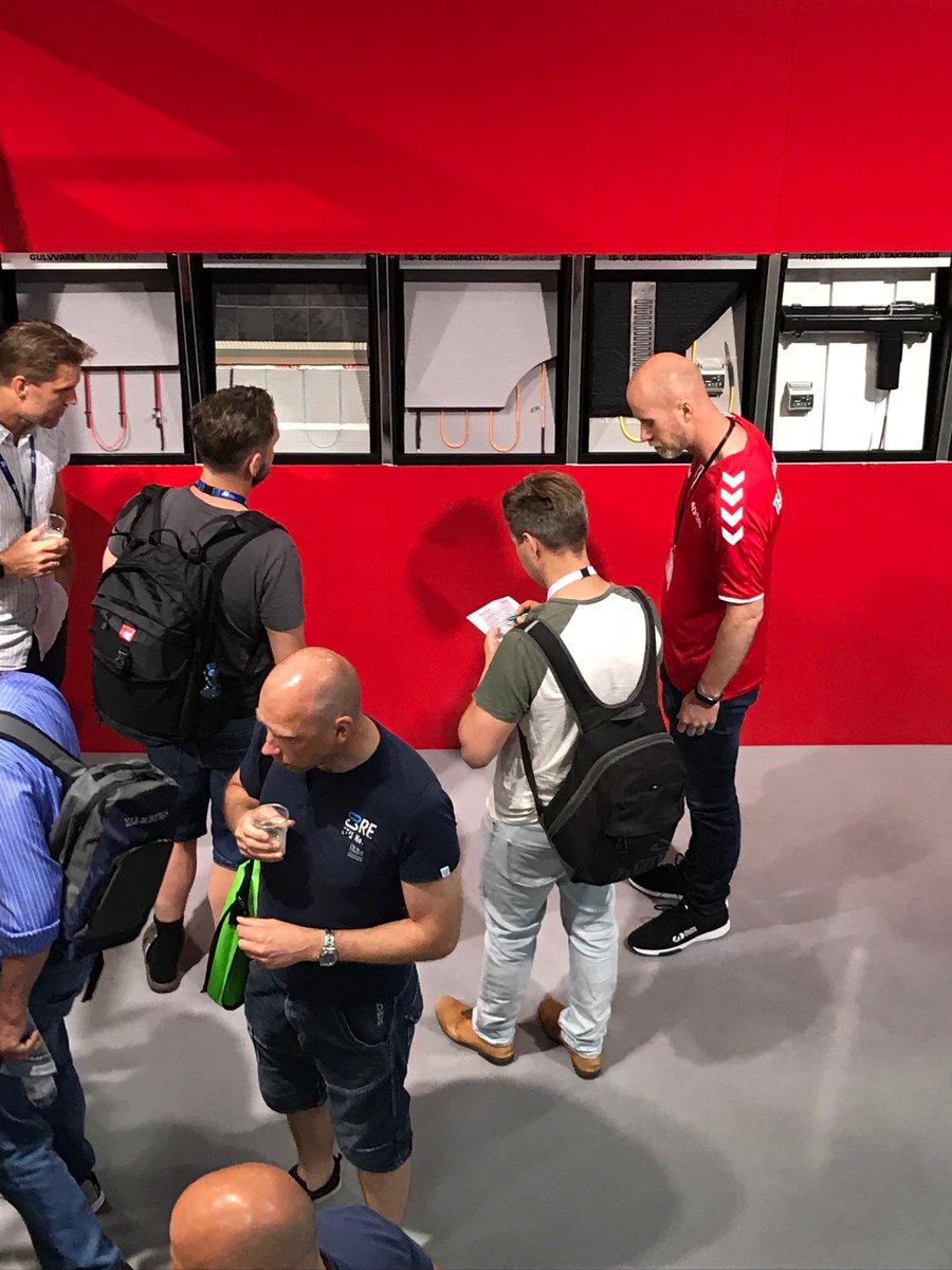OglaendSystem's tweet photo. Vi er godt i gang på Eliaden og har mye spennende å vise fram! Du finner oss enkelt ved den skikkelig røde standen D01-06. #eliaden2018 https://t.co/jOwtLPGWv9