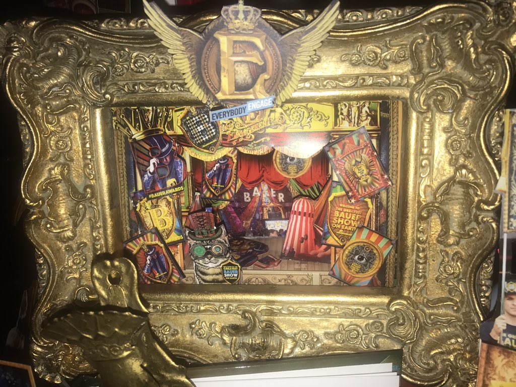 engageHQ's tweet photo. Started a miniature and paper sculpture to celebrate some of the experiences we have created and the brand stories that have been brought to life. So far the banner wielding lobster is my fav. #crafting #theatre #story #experiential #event #isitanism #orisitart #art #engagement https://t.co/ECpLGReqLb
