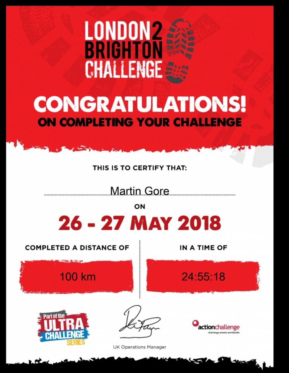 LaughingGravy71's tweet image. Woo, my official #L2BChallenge certificate is here. I ranked 408th out of 1987 people. 77% completed the challenge, whether they walked, ran or jogged it. Given the very tough conditions and rock hard course, that&apos;s a superb figure.