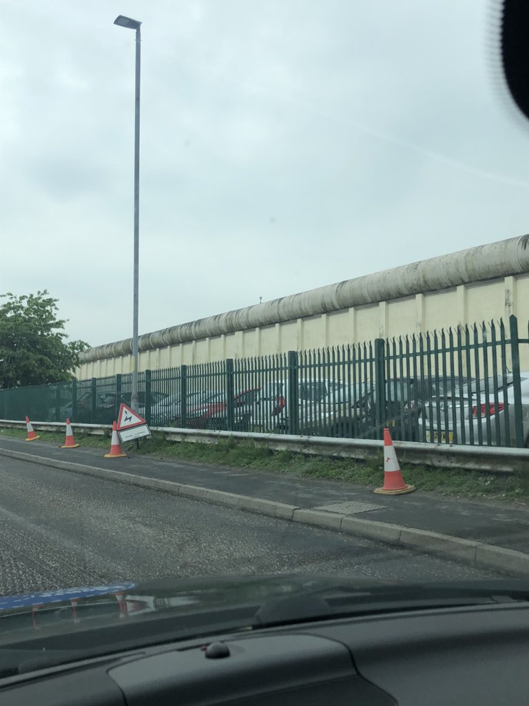BustRally's tweet photo. Just picked #Jake up from  #HMPrisley the trip has started! #Jake and #Elwood reunited https://t.co/ZH1OvTV1rp