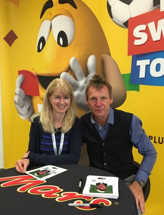 alison_berry15's tweet photo. #ProudlyMars today with @TheStuartPearce @MarsUKNews celebrating our Mars Wrigley #sweetstake promotion. https://t.co/lykd89lVA4
