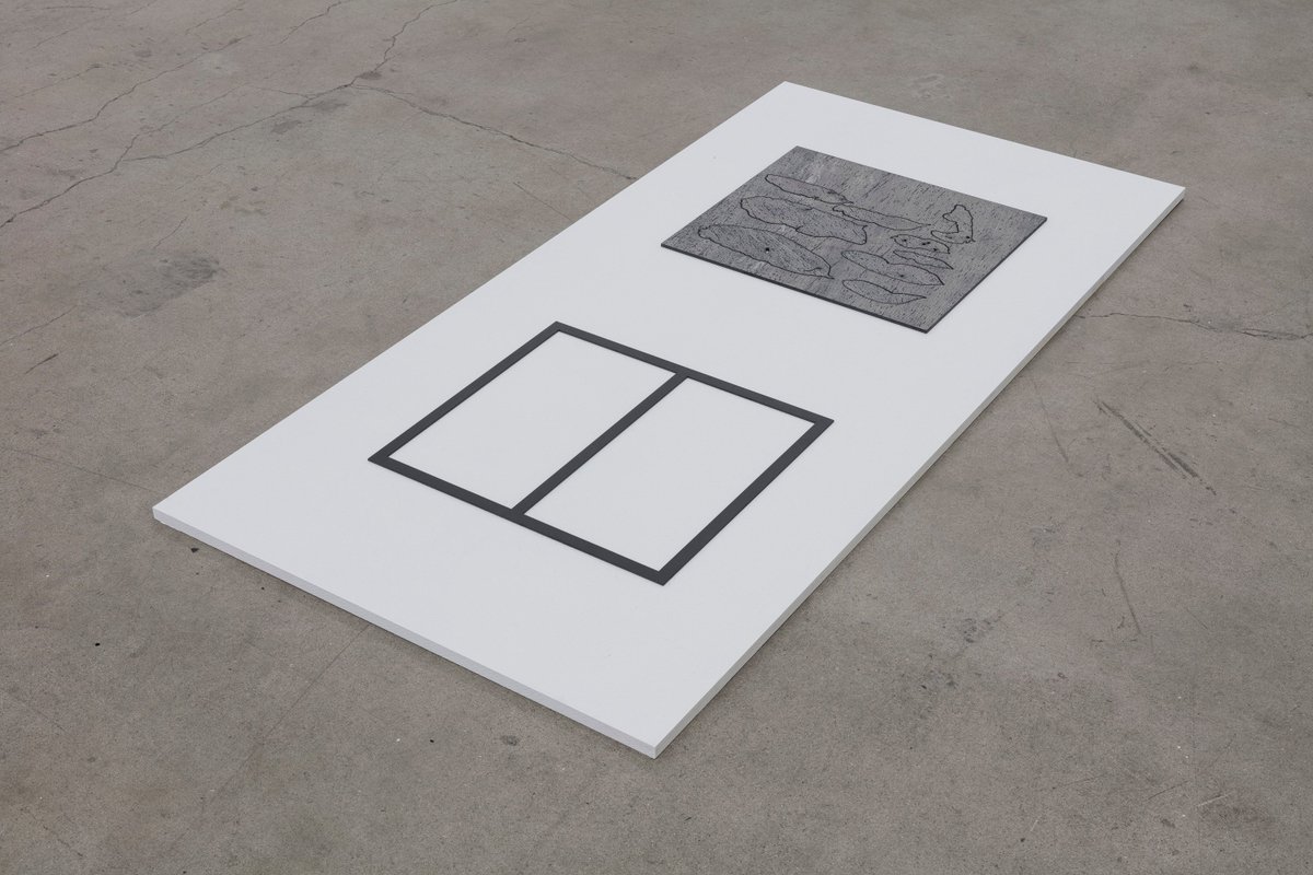 Vue de l'exposition " Je relis tes lignes" de Marie-Michelle Deschamps et Eléonore False.
> Présentée jusqu'au 9.06  
.  
.  
© Maxime Brouillet