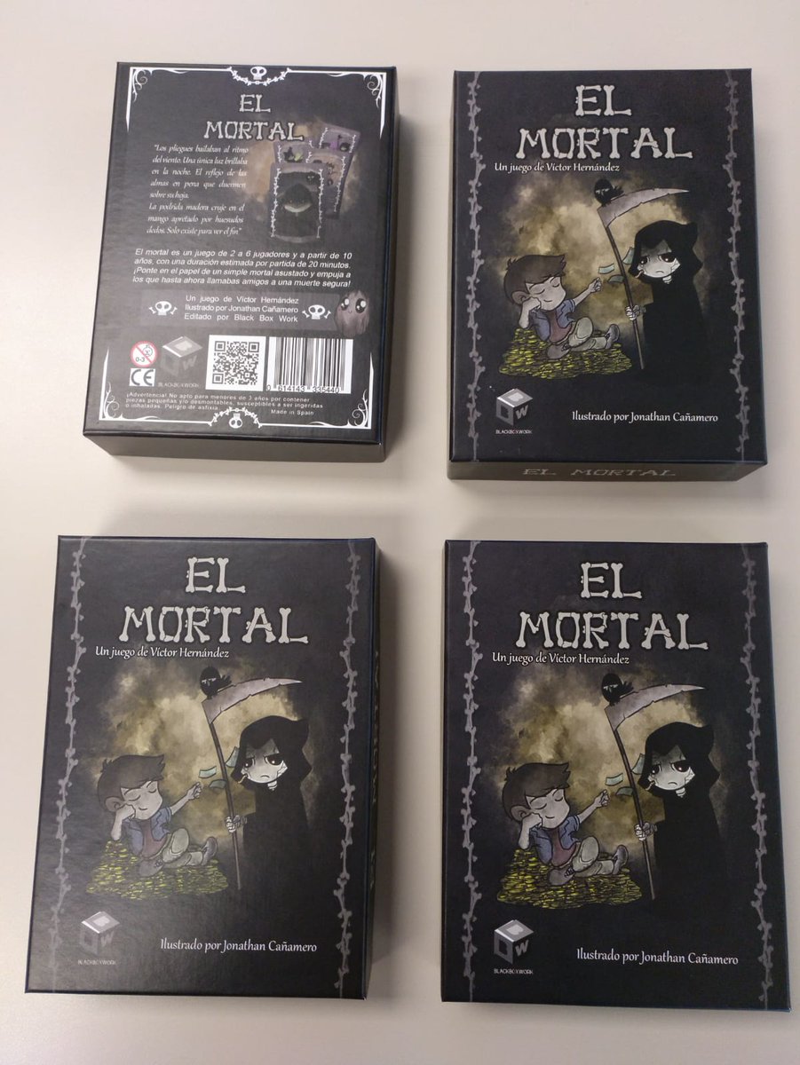 ➡️El mortal ha salido de fabricación, pero aún no está listo para enviarse. A pesar de todo esperamos poder informaros pronto cuando los juegos salgan hacia vuestras casas.

os adjuntamos una foto de como ha quedado la caja