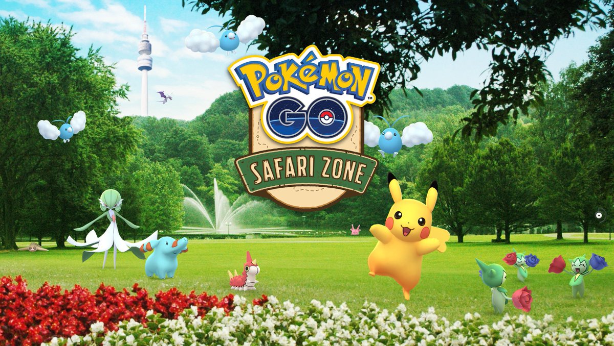 PokemonGoApp's tweet photo. Attention, Trainers! Time to get outside and play in Dortmund, Germany! Join us for a free Safari Zone event June 30 to July 1! #SafariZoneDortmund https://t.co/HVOPuneQ5x https://t.co/SlVvlwGqi8