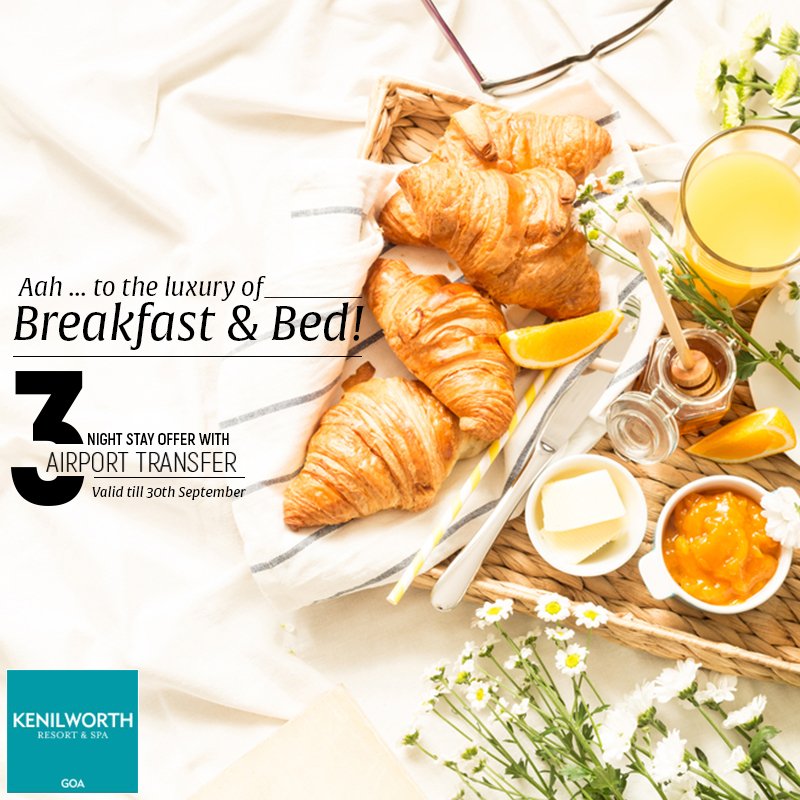 KenilworthGoa's tweet image. Gift yourself an ‘AAHHmazing’ stay experience with our 3-night stay offer! And we are talking about - Wake up to a delicious breakfast - kind of a holiday! 

Book your stay here: bit.ly/2zv4U2E

#VacationInGoa #SummerBreak #KenilworthResortAndSpa