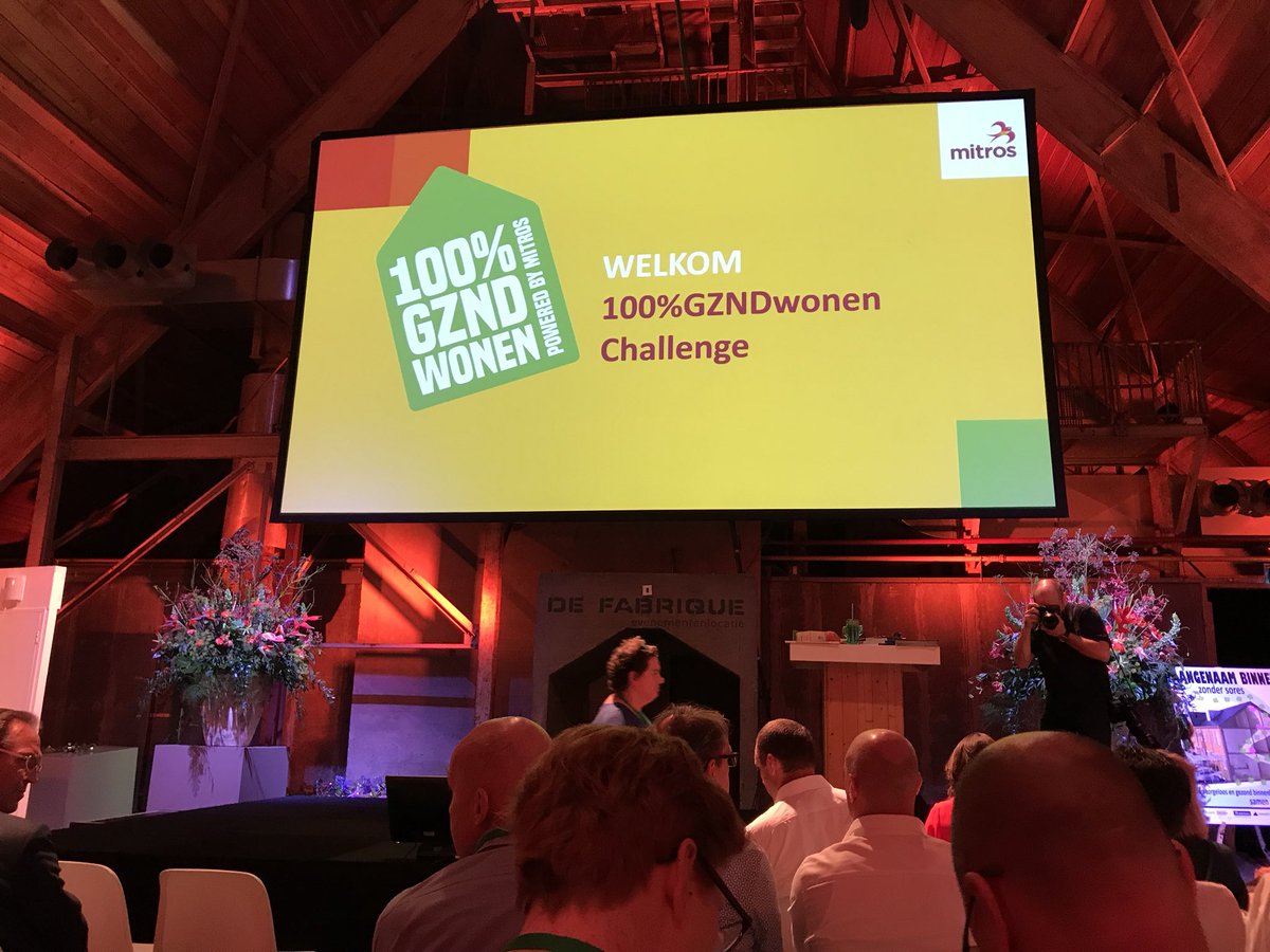 We zijn er klaar voor! #gezondwonen #challenge #geweldigelocatie #innovatievewoningcorporatie #mitros