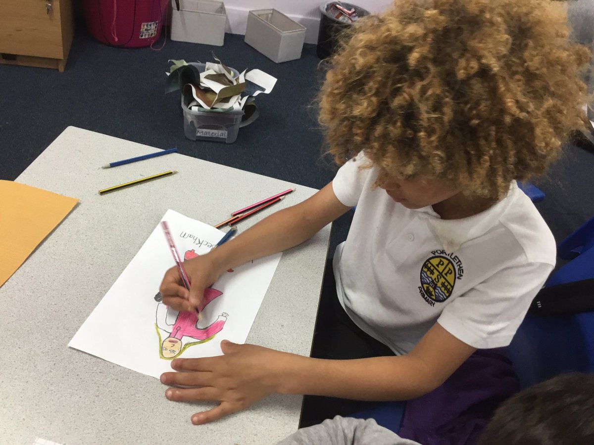 Portyschool's tweet photo. P3/4 have been using their landscape paintings as inspiration to design evening wear for a celebrity couple. #art #solvingdesignproblems https://t.co/flVbQDgKG3