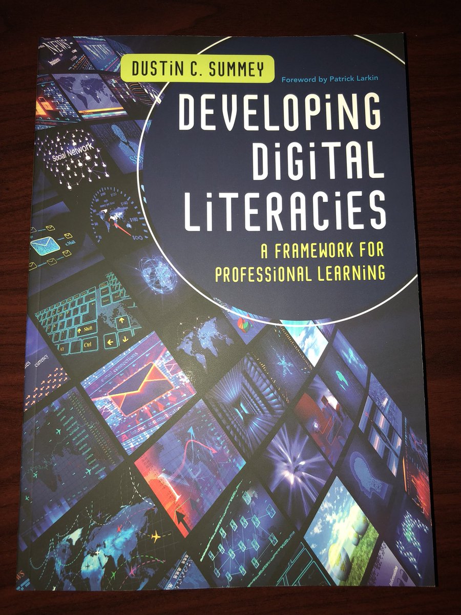 Principal_Lopez's tweet photo. Today the @EctorCountyISD @TechECISD #techytribe begins their #bookstudy on Developing #DigitalLiteracies by @dustinsummey! Stay tuned for some interesting tidbits of info! #edtech #ectransform https://t.co/jmvbThkLXr